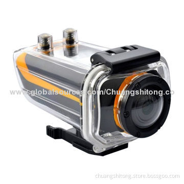 H.264 Waterproof Action DV Camera, Full HD 1080P for Helmet/Bike/Motor